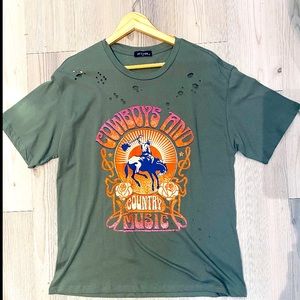 Cowboys & Country Music T-Shirt (NWT) 1 Size Left!